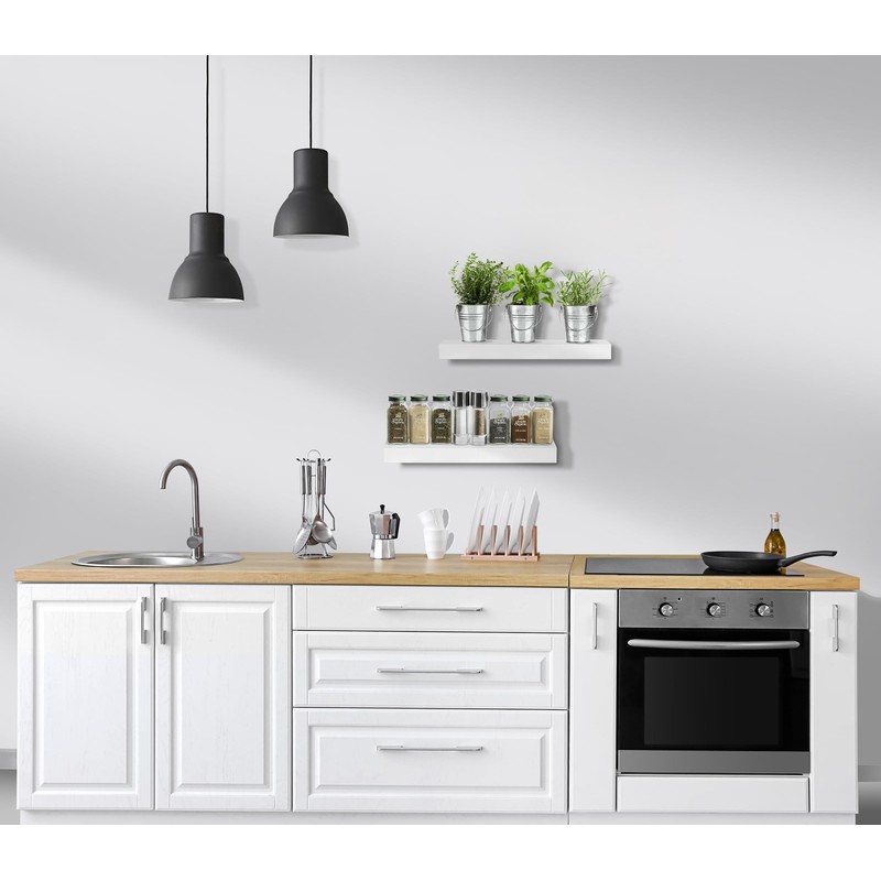Sorbus Floating Shelves for Wall, Bathroom Shelves Wall Mounted for