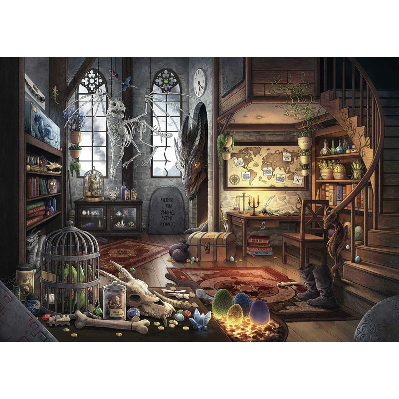 Ravensburger 19960 759 pièces Escape L'antre du Dragon Heart Puzzle