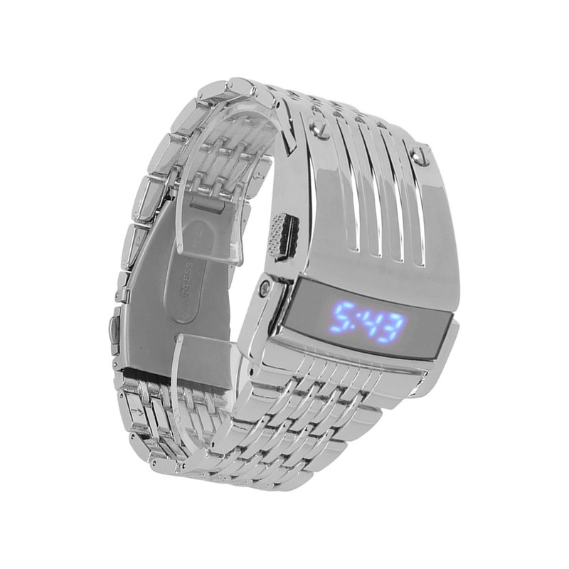 Alloy Watch LED Digital Display Quick Release Fashionable Men Watch