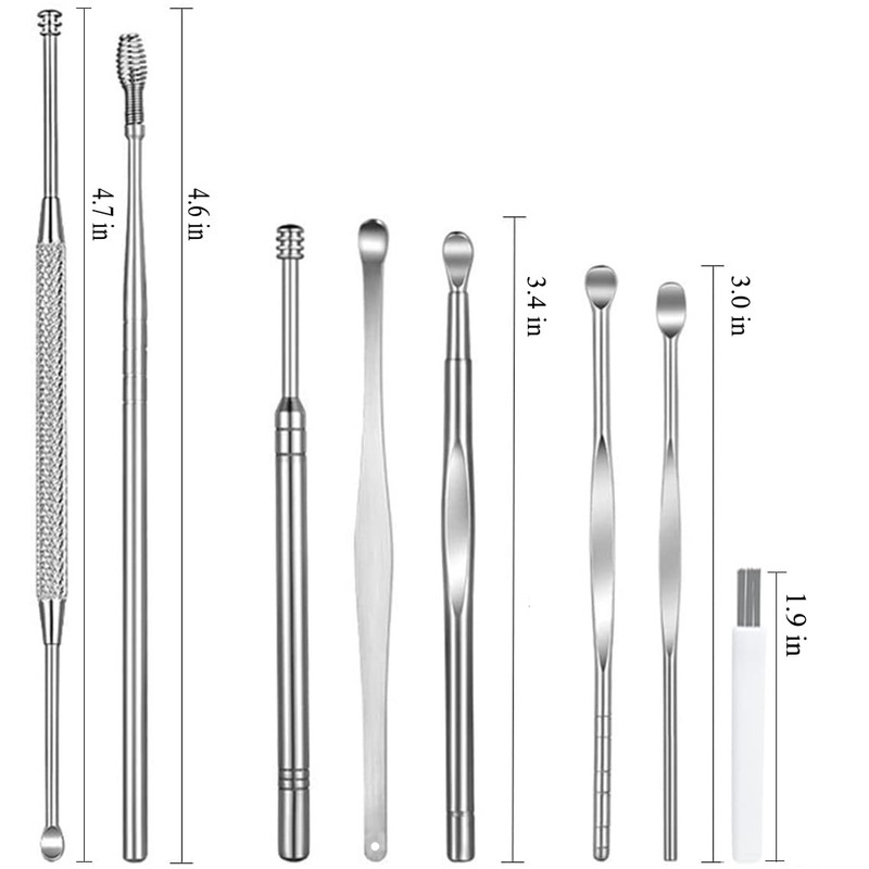 8 Pcs Ear Pick Earwax Removal Kit, Ear Cleaning Tool