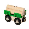 BRIO Bahn 33799 - Traktor mit Holz-Anhänger