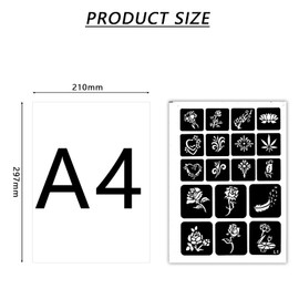 19 Sheets Temporary Tattoo Stencils YUTOU Reusable Tattoo Stickers Airbrush Tattoo Stencils Removable Body Art Stencil Templates Face Paint Stencils Glitter Tattoos Stencil, 600+ Patterns
