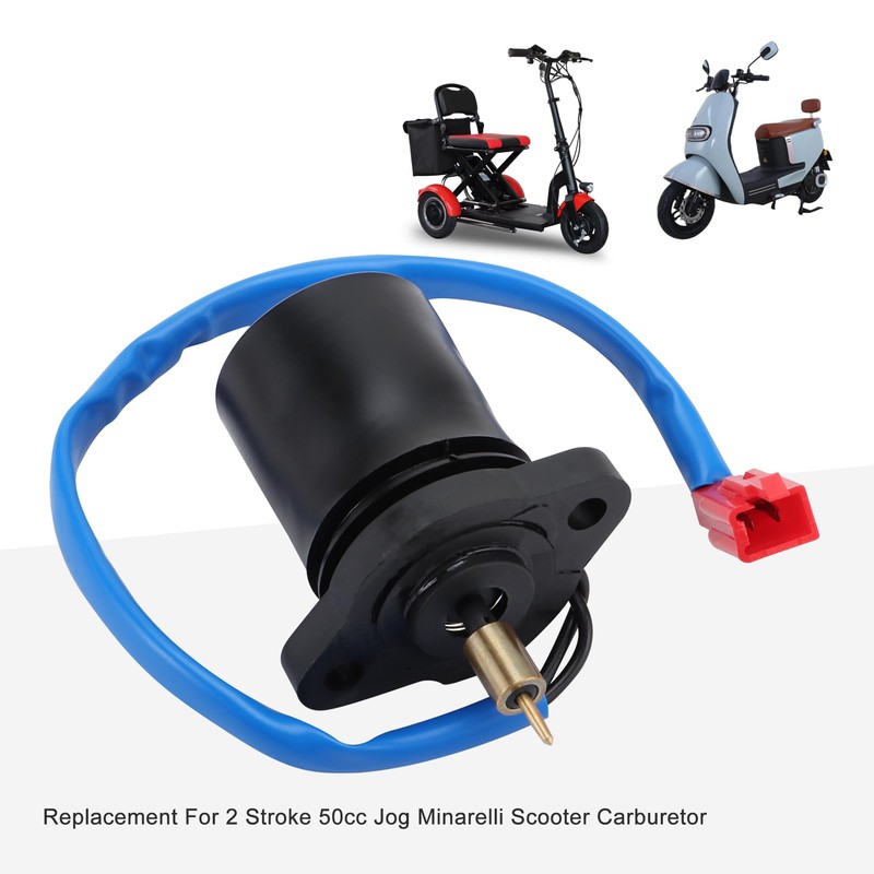 GOOFIT E-Choke Vergaser Ersatz für 2 Stroke 50cc Jog Minarelli