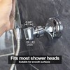 Bathroom Suction Cup Handheld Shower Head Bracket, 2Pcs Rotatable Bathroom