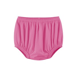 EEOST Adult Diaper Cover for Incontinence Noiseless Leak-Protection Underwear Plastic Pants Over Diapers Waterproof Rubber Pants(Pink，L)