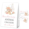 Thanksgiving Baby Shower Game Tickets, Guess How Many Animal Crackers