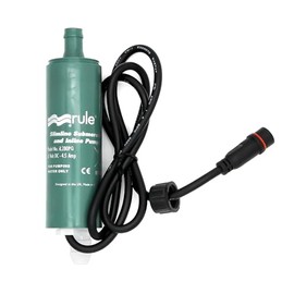 iL280pg 12V Inline Submersible Water Pump for Bilge, Liquid, Rain, Pool Transfer
