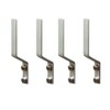 Rddconkit 4 Pcs Aluminum Shoes Hooks, Door Wall Mounted Shoes