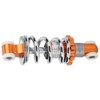 Motorcycle Shock Absorber, 125 mm 400 Pound Suspension Strut Damping