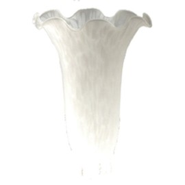 Lily Replacement Shade - White 101 Small Tiffany Pond Lily Style Shade
