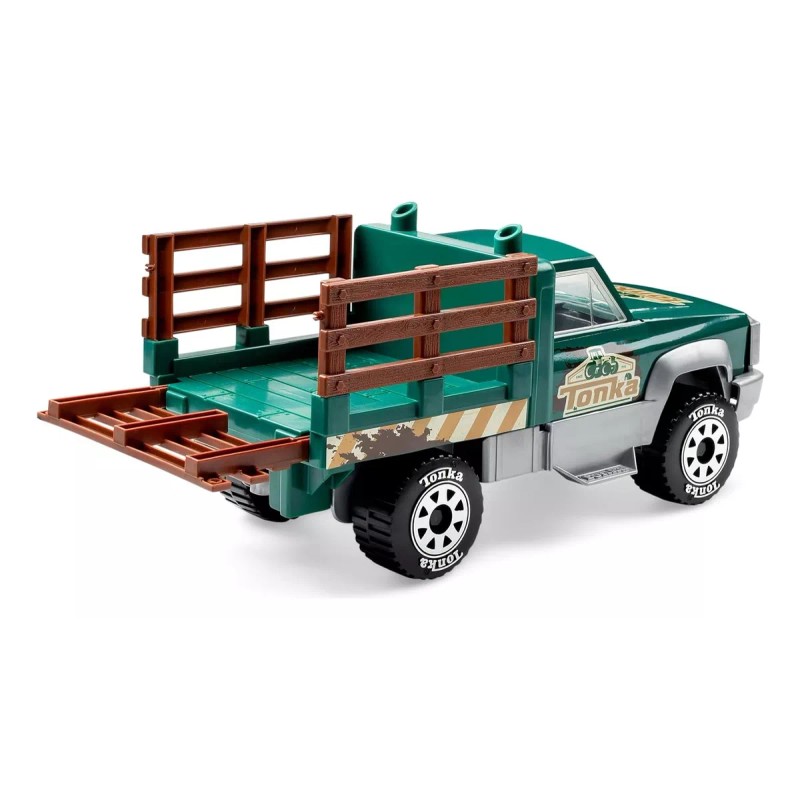 Tonka Steel Classic Pickup Camion Agricola Acero Verde / H