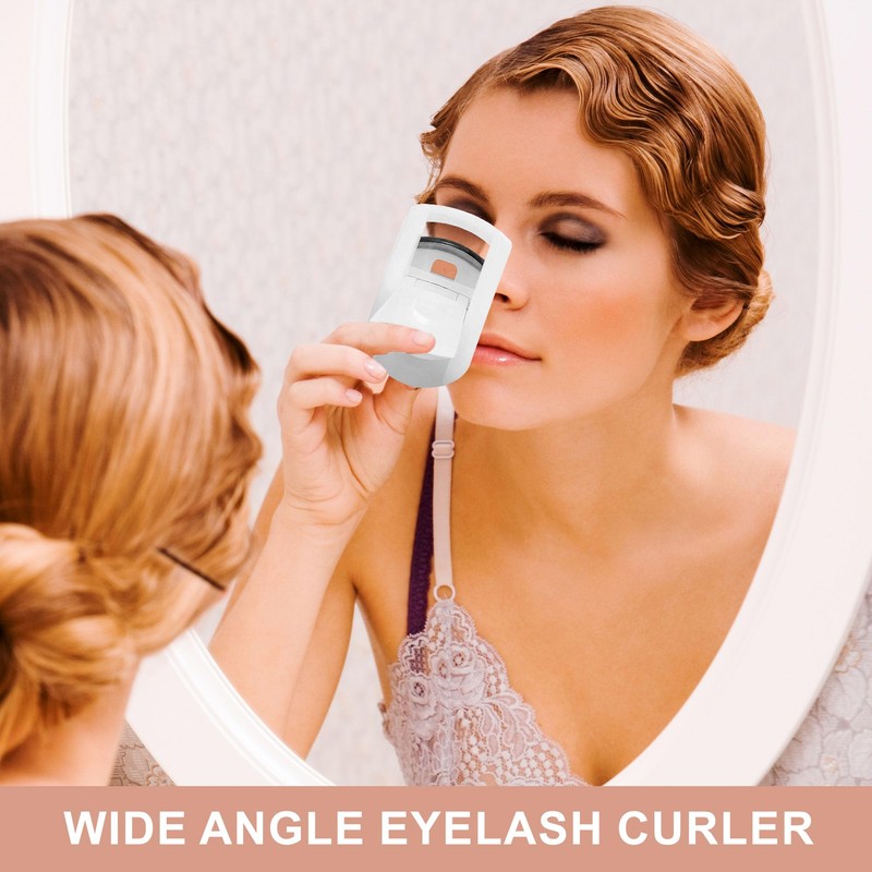 2PCS Eyelash Curler Portable Mini Lash Curler for Travel and