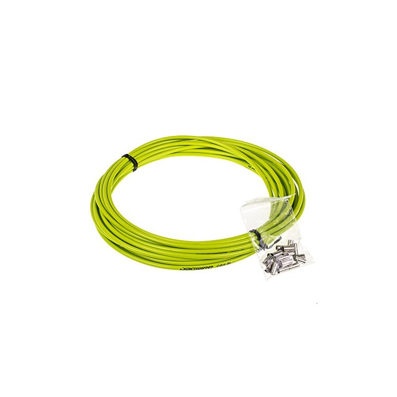 Jagwire CEX Guaina per Cavi Freni Bici, Verde (Bio-Grün), 5