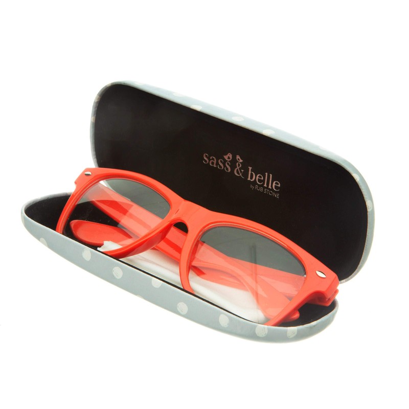 Sass & Belle Barney The Dog Glasses Case, Blue, Multicoloured