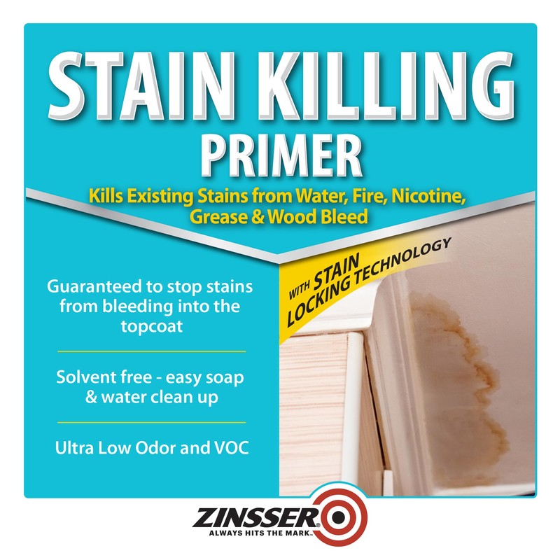 Zinsser 377938 Stain Killing Primer, Gallon