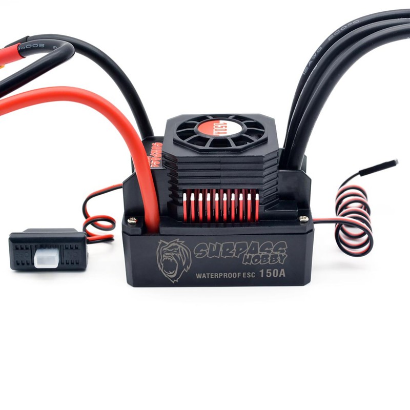 150A ESC with BEC 3-6S XT60 Plug Lipo Waterproof Brushless