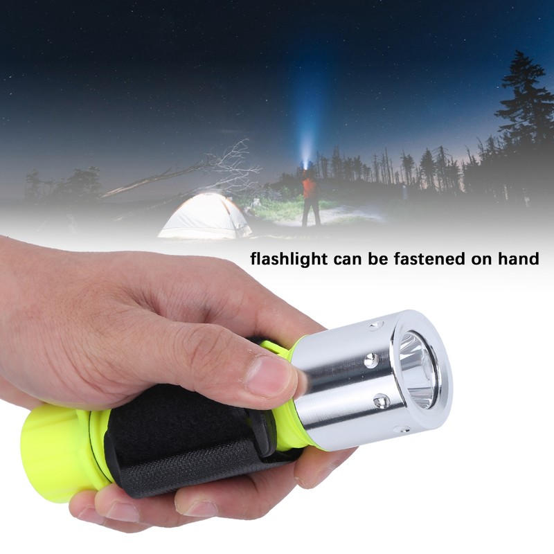 Diving Flashlight IPX8 Waterproof Portable Professional Rechargeable LED Diving Light