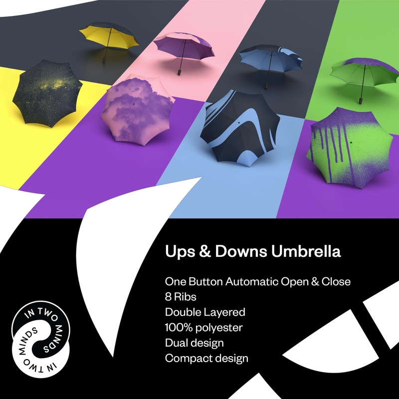 Jumble & Co Ups & Downs Umbrella - Compact strong