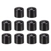 DMiotech 10pcs 50mm ID Black Screw Thread Protectors Rubber End