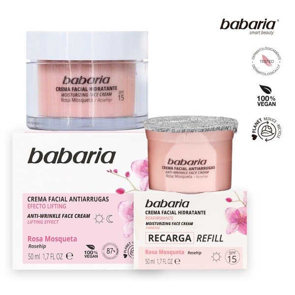 Bavarian Rosehip Oil Tightening Face Cream Original 50ml + Refill
