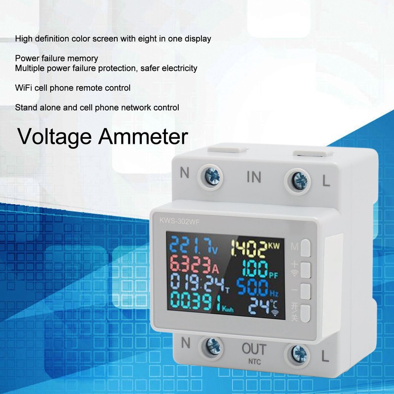 Voltage Ammeter Professional High Accuracy WiFi Mobile Remote Control Electricity