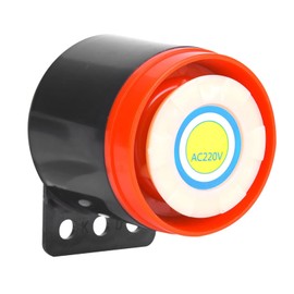 Active Piezo Buzzer with Wire AC 220V 110dB Continuous Sounder Electronic Buzzer Alarm for DIY Electronics