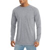 MAGCOMSEN Mens Long Sleeve Shirts UPF 50 Workout Moisture Wicking