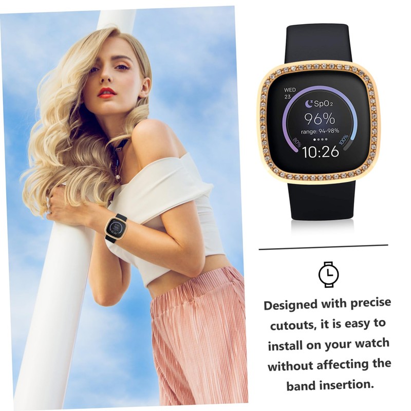 TEHAUX Watch Cover for 3/ Electroplating Case Full Frame Protector