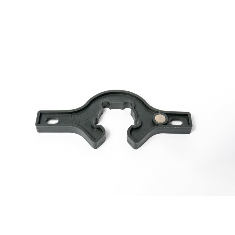 Bluecraft Pott & Flamme Gasflaschen-Schlüssel Mini-Tool magentisch Gasgregler-Löser Gasflasche Camping