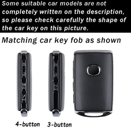 ontto Fit for Mazda 3 Hatchback Key Fob Cover Handmade Leather Car Key Case for CX-5 CX-50 CX-3 CX-30 CX-9 CX-90 2020-2024 Car Accessories Soft and Durable Key Holder Full Protection,Black