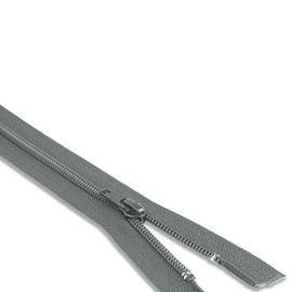 Dark Grey 24-inch Nylon Coil Jacket Zipper – Separating (Open-End) Zipper for Coats, Jackets, and Outdoor Gear