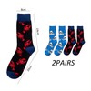 SLEEKEE 1 pair of socks with shark print and 1