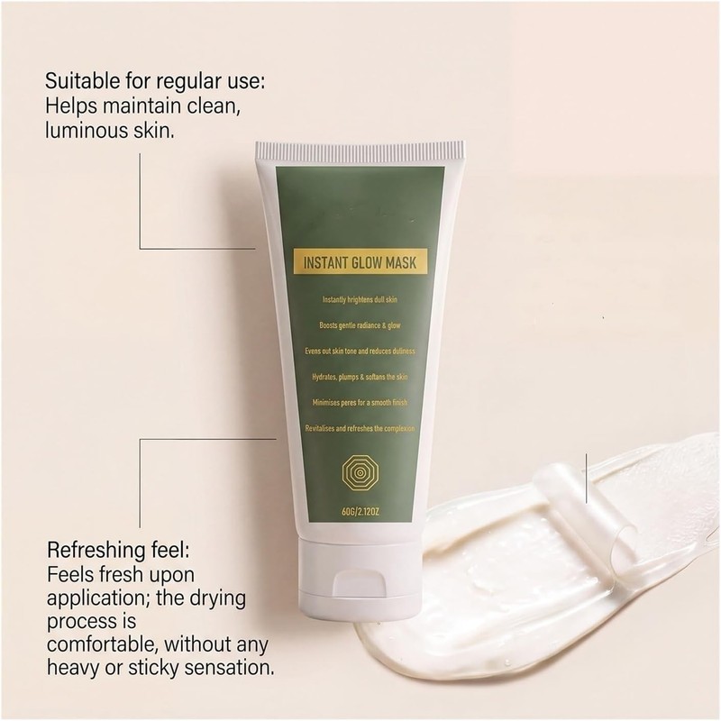 Mascarilla exfoliante iluminadora de 60 g Suave y Fácil de