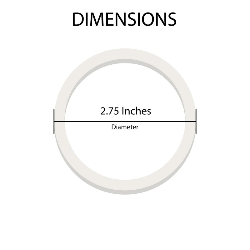 Fino Replacement Gasket for 6-Cup Stovetop Espresso Coffee Maker, Silicone,