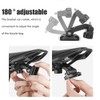Bike Seat Bag Waterproof Reflective Saddle Bag with Water Bottle