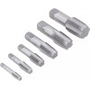 CMT Pipe Tap Set, 6Pcs Carbon Steel NPT Durable Easy