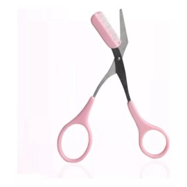 QIANLONG Tijeras Con Peine Para Cejas Depilación Aseo Facial Pestañas