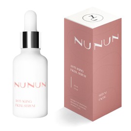 NUNUN Skin. Serum Facial Anti Arrugas, Vitamina C, Extracto Estrella de Mar Antiaging, Vitamina E, Complejo Botanico, Ginkgo Biloba, Argan, Rosa Mosqueta