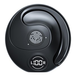 Wireless Earbuds with LED Digital Display, Dual Mic, Wireless Charging Case