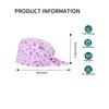 Kousenpu Scrub Caps Women, Adjustable Working Cap with Buttons, Cute