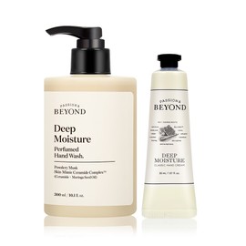 BEYOND Deep Moisture Perfumed Hand Wash 300ml Gift Set (+Hand Cream 30ml) - [SET] Wash 300ml+Hand Cream 30ml