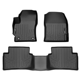 SMARTLINER Custom Fit Floor Liners - Fits 2023-2024 Toyota GR Corolla - 1st & 2nd Row Liner Set - All Weather Floor Liners - Black