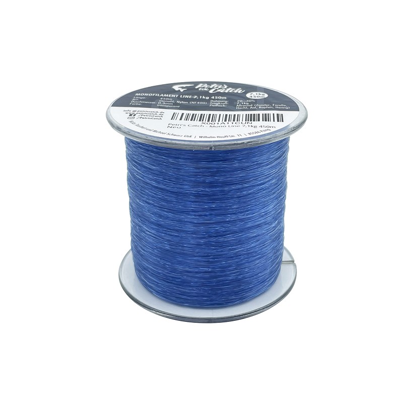 PetrisCatch Monofilament Predator Fishing Line, 450m, 7.1kg, 0.3mm Diameter