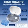 Toothbrush Covers Case San itizer and Holder with Light,Toothbrush Covers