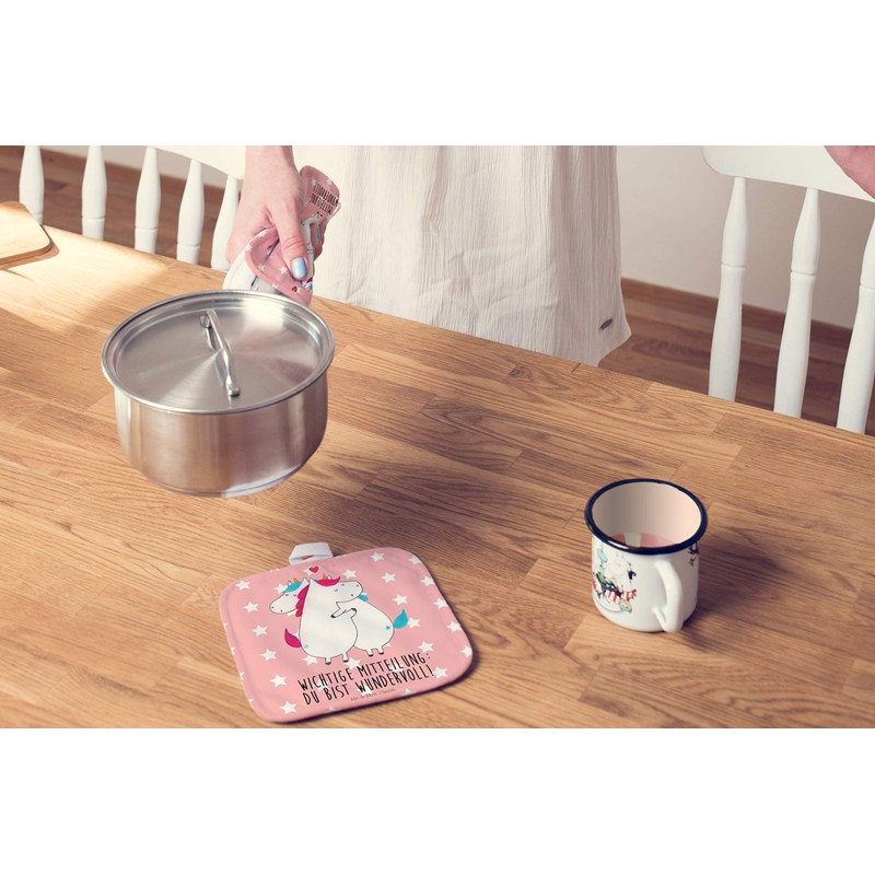 Mr. & Mrs. Panda Set of 2 Pot Holders Unicorn