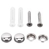 Toilet Paper Holder Dual End Wall Mounted Toilet Roll Holder