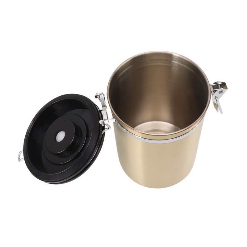 Sealed Sealed Coffee Canister 304 Stainless Steel Coffee Storage Tank