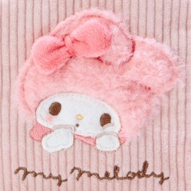 Sanrio My Melody Cute Mini Square Zipper Corduroy Bag Coin Purses Cosmetic Bags