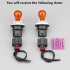 Svicari Front Parking/Turn Signal Socket & Bulb & Wire Harness