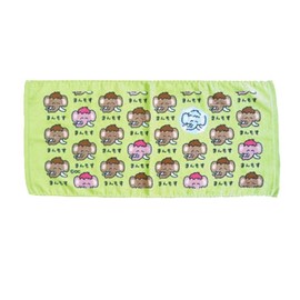 Face Towel [Manmosu-san] Printed Long Towel Okaki Series